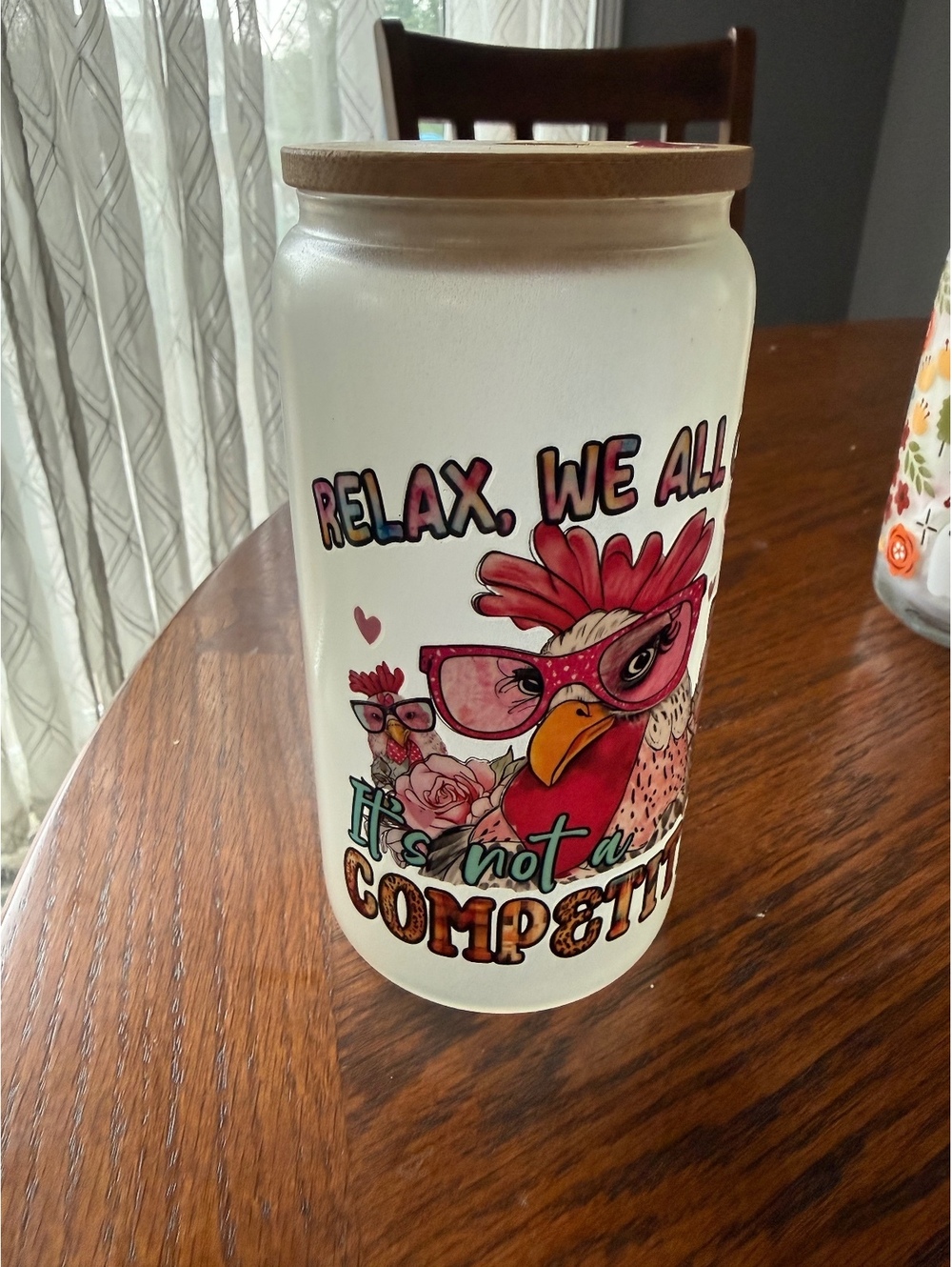 Color Changing Libby glass cup